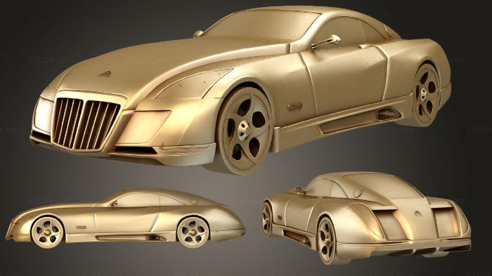 Автомобили и транспорт (Maybach scln, CARS_2369) 3D модель для ЧПУ станка